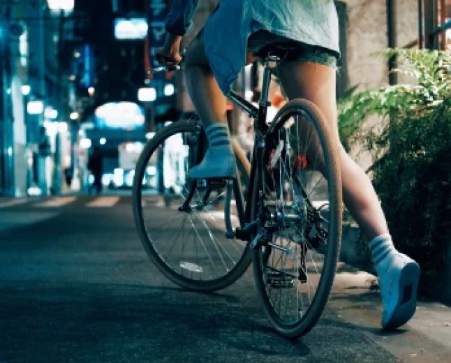 Riding a bike is a delightful and invigorating experience